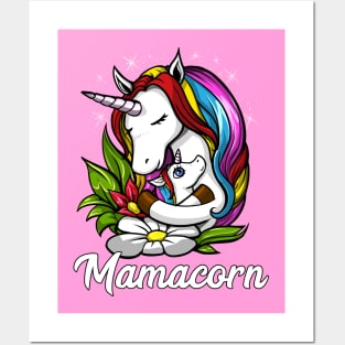 Mamacorn Unicorn Mom Posters and Art